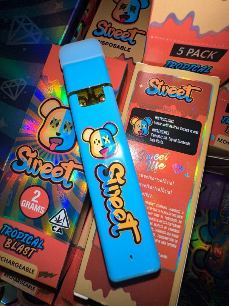 sweet carts disposable available in stock now at affordable prices, buy elfthc edibles online, buy mad monkey disposables,