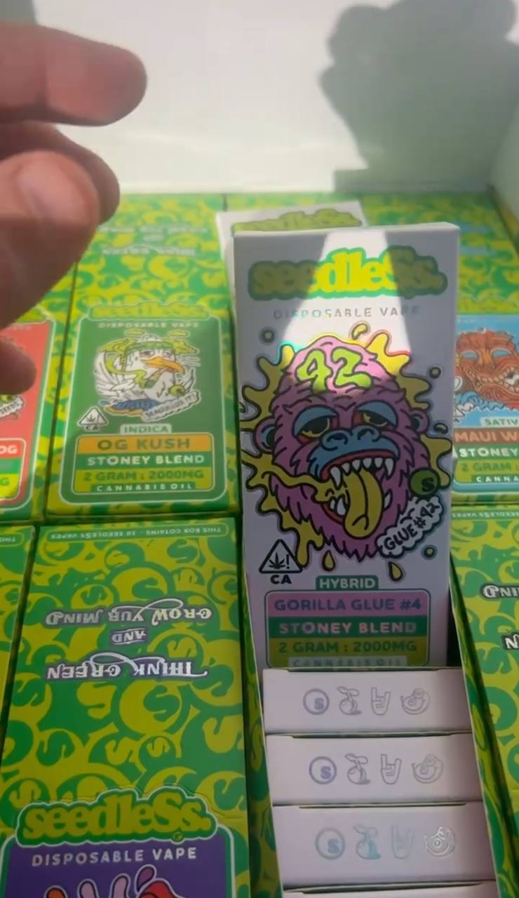 seedless disposable available in stock now at affordable prices, buy stars of death edibles, boom bars 2g disposable in stock now, buy dank gummies