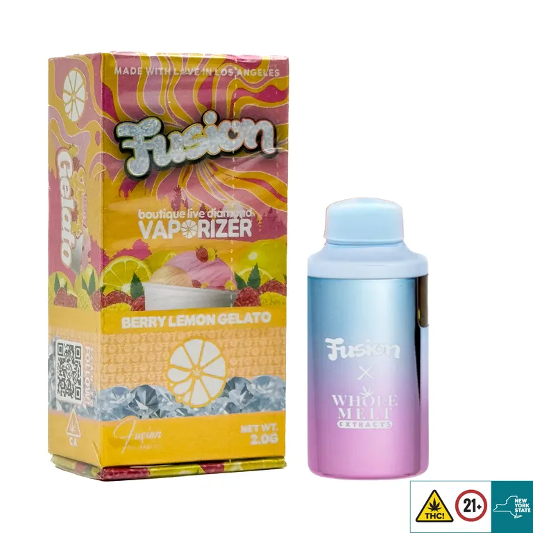 Fusion X Whole Melt Vape Berry Lemon  Gelato Flavor