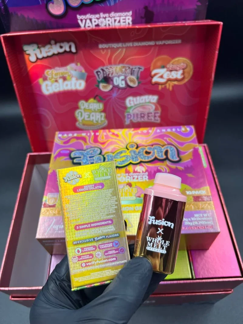 Fusion X Whole Melt Vape Pearly Pearz Flavor