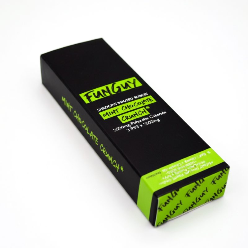 Funguy Chocolate Bar – Mint Chocolate Crunch 2