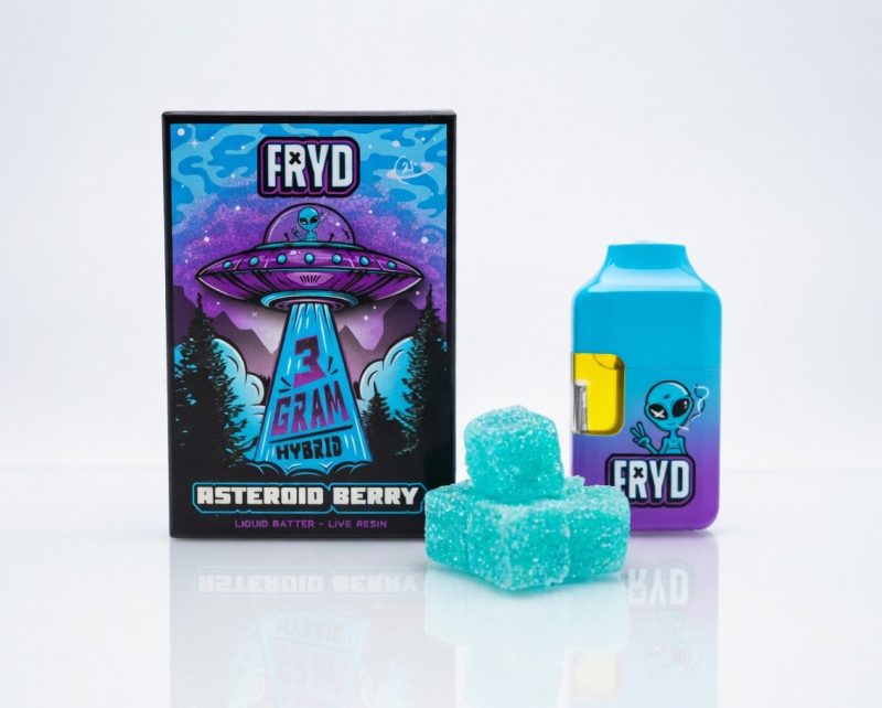 Fryd 3g With Gummies – Asteroid Berry (Hybrid)