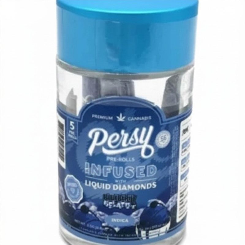 Persy Mini Pre Rolls Blueberry Gelato Flavor