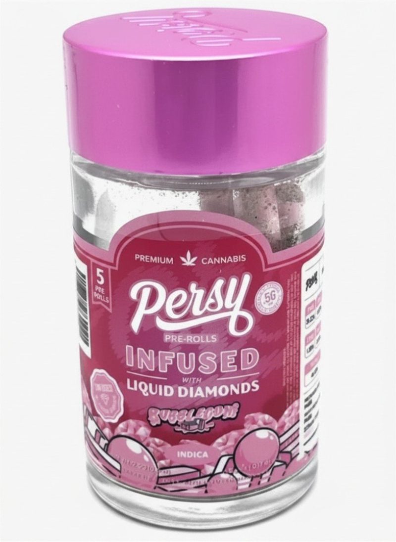 Persy Mini Pre Rolls Bubblegum Flavor