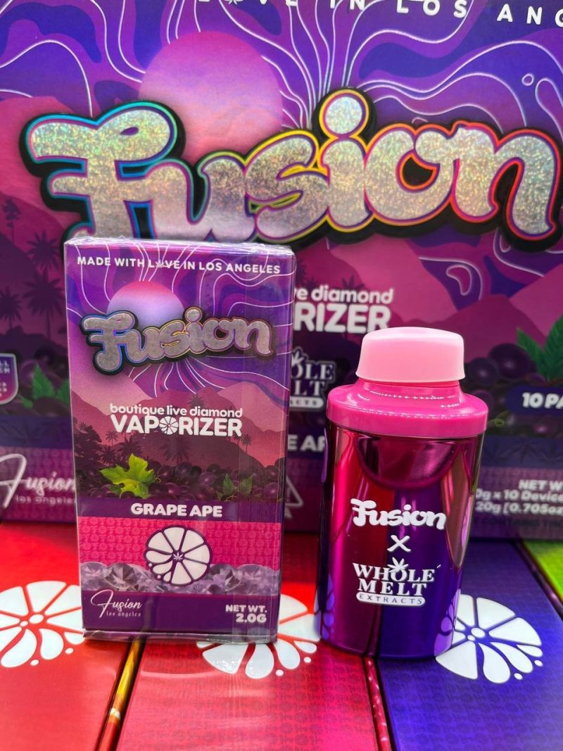 Fusion X Whole Melt Vape Grape Ape Flavor